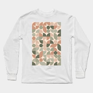 Nature - Geometric Pattern - Shapes #9 Long Sleeve T-Shirt